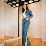 Nushrratt Bharuccha Instagram - Denim-On! Outfit @reseh_official Stylist @nidhijeswani 📸 @ompatel.dop