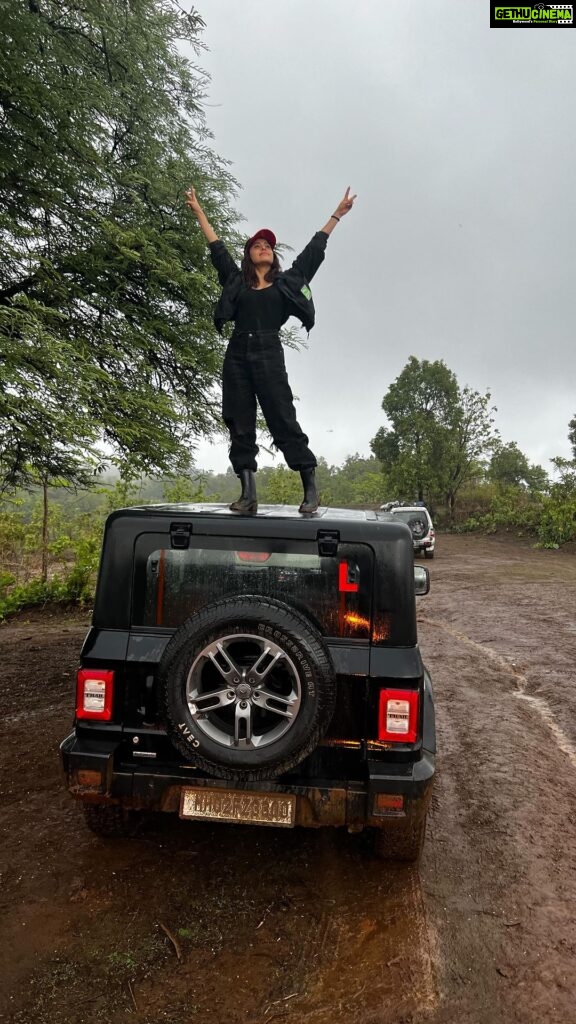 Nushrratt Bharuccha Instagram - I took the road less traveled, but I took my @mahindrathar along! Just in case, Off-road lvl.1 certified Thank you @learnoffroad see you soon. How was your Sunday? #thar #offroad #girlinthar