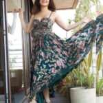Nushrratt Bharuccha Instagram - 🌈⛈️ Dress @shopverb Jewelry @tsaraofficial Stylist @nidhijeswani Makeup @makeupbyshefali.s Hair @ashwini_hairstylist Photographer @venurasuri