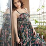 Nushrratt Bharuccha Instagram - 🌈⛈️ Dress @shopverb Jewelry @tsaraofficial Stylist @nidhijeswani Makeup @makeupbyshefali.s Hair @ashwini_hairstylist Photographer @venurasuri