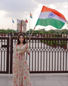 Nushrratt Bharuccha Instagram - On this day, Let’s Honour the Past, Celebrate the Present and Light up the Future. 
Hold our flag up high, united in our love for our Country. 
Jai Hind 🫡