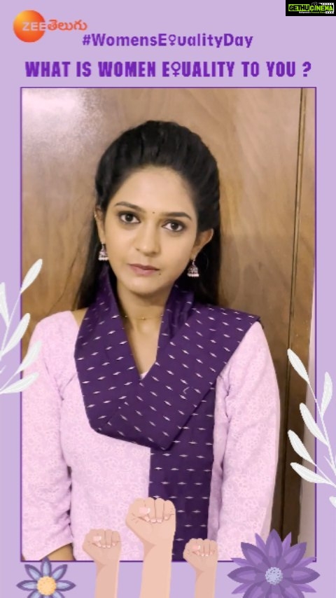 Pallavi Gowda Instagram - Women equality meedha thama opinions share chesukunna mana taralu๐ฅ๐ฅ What is women equality to you comment below ๐๐ #WomenEqualityday #WomenEqualityday23 #WomenPower #ZeeTelugu @pallavi_gowda_official @nishaa_gowda @iamsandrajaicchandran_official