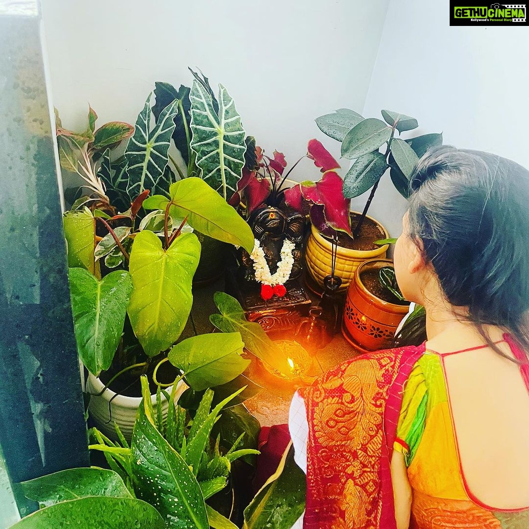 Pavani Reddy Instagram - May the blessings of this special event bring inner peace and happiness in your life. A very Happy Ganesh Chaturthi.. #vinayakachaturthi