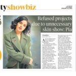 Pia Bajpiee Instagram – Today @hindustantimes #cityshowbiz 

PR- @shimmerentertainment @lathiwalatasneem 
@namita_rajhans_ 

📸 @ashishsom 
Assist- @manassompura 
Makeup @yogesh_nikam_ 
Hair @meghna_hairstylist