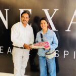 Pia Bajpiee Instagram – Diwali gift for my parents ❤️ #balenoAGS @nexaetawah thank you 🙏