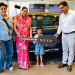 Pia Bajpiee Instagram - Diwali gift for my parents ❤️ #balenoAGS @nexaetawah thank you 🙏