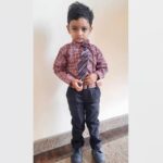 Pia Bajpiee Instagram – नयंश का आज स्कूल का पहला दिन..😅🐒 ऊधमी बच्चा 😂❤️😍 #nephew #myjaan #love