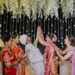 Pooja Hegde Instagram - My brother got married to the love of his life! What a rollercoaster of a week it was! I have cried happy tears and laughed like a child. Anna, as you step into the next phase in your life, i hope you LOVE uncontrollably, GIVE with all your heart and find PEACE and understanding in each others presence. @shivanis09, you beautiful stunning bride, welcome to the family 🥹♥️