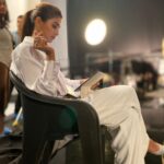 Pooja Hegde Instagram - In between takes.. 🎥 #shootdiaries
