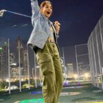 Pooja Hegde Instagram – Fierce but bumming around ⛳️ #vacay #firsttimegolfer Dubai –  دبى