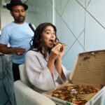 Pooja Hegde Instagram - Bring it on.. 🍕🍕🍕 #kisikabhaikisikijaantrailerlaunch