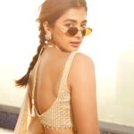 Pooja Hegde Instagram - ☀️🤍 #sundowner #haldiceremony