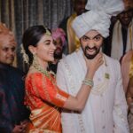Pooja Hegde Instagram - My brother got married to the love of his life! What a rollercoaster of a week it was! I have cried happy tears and laughed like a child. Anna, as you step into the next phase in your life, i hope you LOVE uncontrollably, GIVE with all your heart and find PEACE and understanding in each others presence. @shivanis09, you beautiful stunning bride, welcome to the family 🥹♥️