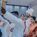 Pooja Hegde Instagram - My brother got married to the love of his life! What a rollercoaster of a week it was! I have cried happy tears and laughed like a child. Anna, as you step into the next phase in your life, i hope you LOVE uncontrollably, GIVE with all your heart and find PEACE and understanding in each others presence. @shivanis09, you beautiful stunning bride, welcome to the family 🥹♥️