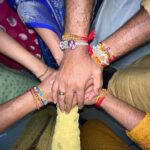 Pooja Hegde Instagram - Some squishing, rakhis, mithai, gup shup, rare feet touching scenes and gifts…what more does a sister need?!😜🤷🏻‍♀️ To bonds that last a lifetime ❤️ #rakshabandhan #allaboutlove