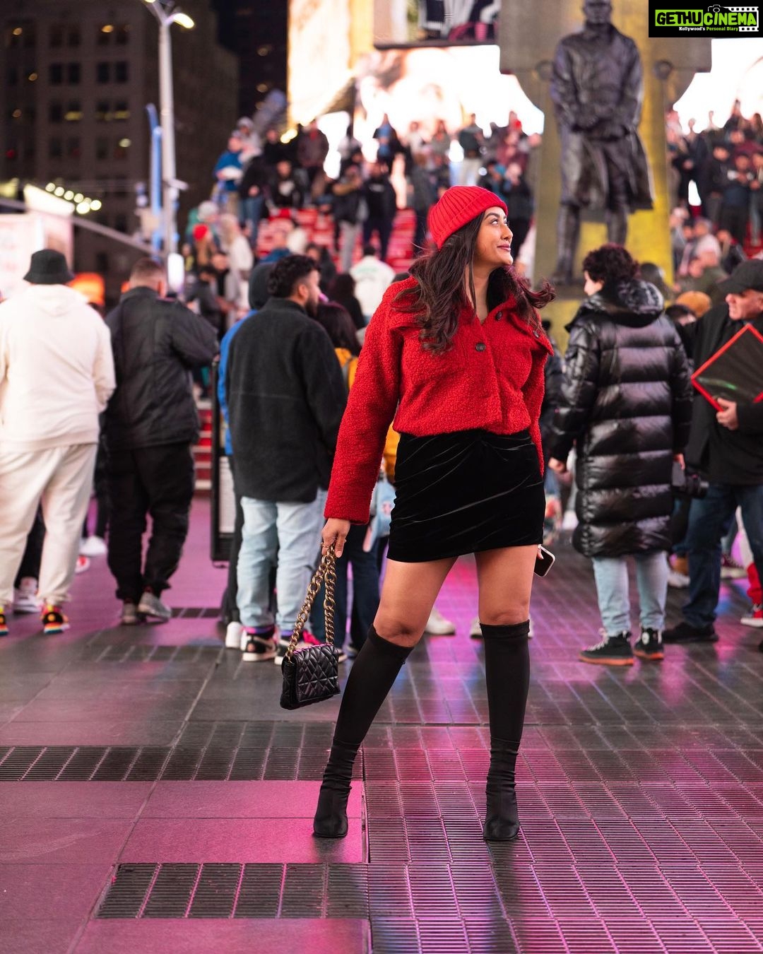 Pooja Jhaveri Instagram - Walking into my 18th year like πππ Check the last picture and tell me how old do you think I have turned ! Tip : think of a song in your head while doing a Photoshoot, and watch your body language change ! I was playing β #angrejibeatpe β from the movie #cocktail ! βΊοΈ πΈ : @7heavensnyc #birthdaygirl #redridinghood #newyorkcity #birthdaymonth #piscean #pisces #travelblogger #loveforfashion #cocktailthemovie #deepikapadukone #cocktail #punjabisongs