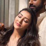 Pooja Jhaveri Instagram - Surrounded by love, positivity and blessings from our loved ones !! 2 months and a forever to go…. ! #iloveyou #couplegoals