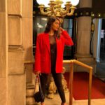Pooja Jhaveri Instagram - Swipe 👉 to see how I layered the look 🥶 Bodysuit : @bardot Blazer : @inc_rtw Long coat : @forever21 Handbag : @zara Pumps : @csiriano #outfitinspiration #fashionstyle #fashionista #outfitinspiration #hotoutfit #blackoutfit #cocktaildress #blazer #outfitinspo #fashiondesigner #fashionstyle #styleinspo #styleblogger #newyork #newyorkcity New York City