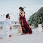 Pooja Jhaveri Instagram - And she said “YES” 🥂 08/12/2023 >> 12/08/2023 #JASHAN for life !! @jashan_ka_din 📸 : @ptaufiqphotography 📍: @habitastulum #engaged #proposal #marryme #willyoumarryme #taken #weddingbells #wedding #bride #bridetobe #groom #dreamproposal #proposal #surpriseproposal #beachproposal #ring #shesaidyes #isaidyes #bff #bestfriendforever #friendsforever