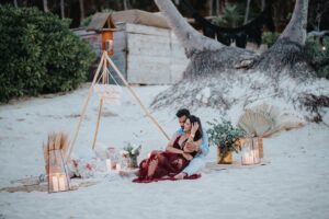 Pooja Jhaveri Instagram - And she said “YES” 🥂 08/12/2023 >> 12/08/2023 #JASHAN for life !! @jashan_ka_din 📸 : @ptaufiqphotography 📍: @habitastulum #engaged #proposal #marryme #willyoumarryme #taken #weddingbells #wedding #bride #bridetobe #groom #dreamproposal #proposal #surpriseproposal #beachproposal #ring #shesaidyes #isaidyes #bff #bestfriendforever #friendsforever