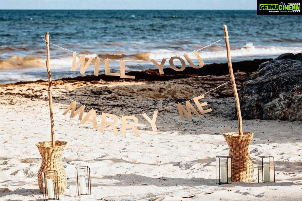 Pooja Jhaveri Instagram - And she said “YES” 🥂 08/12/2023 >> 12/08/2023 #JASHAN for life !! @jashan_ka_din 📸 : @ptaufiqphotography 📍: @habitastulum #engaged #proposal #marryme #willyoumarryme #taken #weddingbells #wedding #bride #bridetobe #groom #dreamproposal #proposal #surpriseproposal #beachproposal #ring #shesaidyes #isaidyes #bff #bestfriendforever #friendsforever