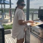 Pooja Jhaveri Instagram - Recap from the weekend !! Like I had mentioned earlier, this month is going to be a lot different than the last. Literally all my weekends I have been doing this ! Grilling, chilling and being in water ( after all I am a piscean baby 🐠 and also @thefoodiepoojie 🤣) #summerweekend #summerinusa #weekendvibes #poolday #beachbum #waterbaby #bikini #swimsuits #sunnyday #foodie #foodporn #grilling #grill #barbecue