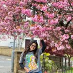 Pooja Sawant Instagram - Happy like a kid 🌸💕 #cherryblossom Inverness, Scotland, UK