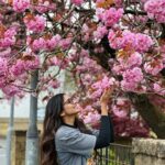 Pooja Sawant Instagram - Happy like a kid 🌸💕 #cherryblossom Inverness, Scotland, UK