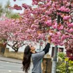 Pooja Sawant Instagram – Ufff …this cherry blossom 🌸 
😍😭💕🌸 Inverness, Scotland, UK