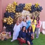 Poonam Dhillon Instagram – Am in a mood to share memories– ones I never posted but are special… so starting with this very cute and special one taken recently on @mayaalagh ji’s birthday celebration which was like a reunion of sorts ..TEAM KITTIE PARTY . My Show “Kittie Party” was like a breath of Fresh air when it was telecast in 2002 on @zeetv  the most popular chanel at that time . @shobhaade a leading writer wrote this women centric show which presented women of substance in today’s society and their  real problems & relationships . Amazing actors @chintzykaur @shveshve @deepshikha.nagpal @mayaalagh  @iam_kunickaasadanand @preetimamgain #kirankumar #Kavitakapoor & a very young kid @nushrrattbharuccha who has grown up and become a gorgeous leading lady & many more . Produced by @manishgoswami391 & directed by @tamaranedungadi @rajeshsethi111  and dialogues by @ranganath.vinod  The show was a trailblazer of sorts.. away from the Saas Bahu serials prevalent at that time . Led to life long friendships and affection. Proved that women “Can be friends “