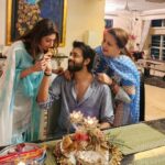 Poonam Dhillon Instagram - Raksha Bandhan is very special in our family. My fond memories of this Rakhi with my Bachaaa @anmolthakeriadhillon @palomadhillon @arnavpai .. Really missed the two not in India @apai314 @jatin_jay . Blessing for all the kids Happiness, Good Health, Success , Love & support for each other and a Amazing life ahead ❤️💖🤗😍