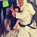 Poonam Kaur Instagram - reminded me of my #dadi and #nani #justblessings #100notout