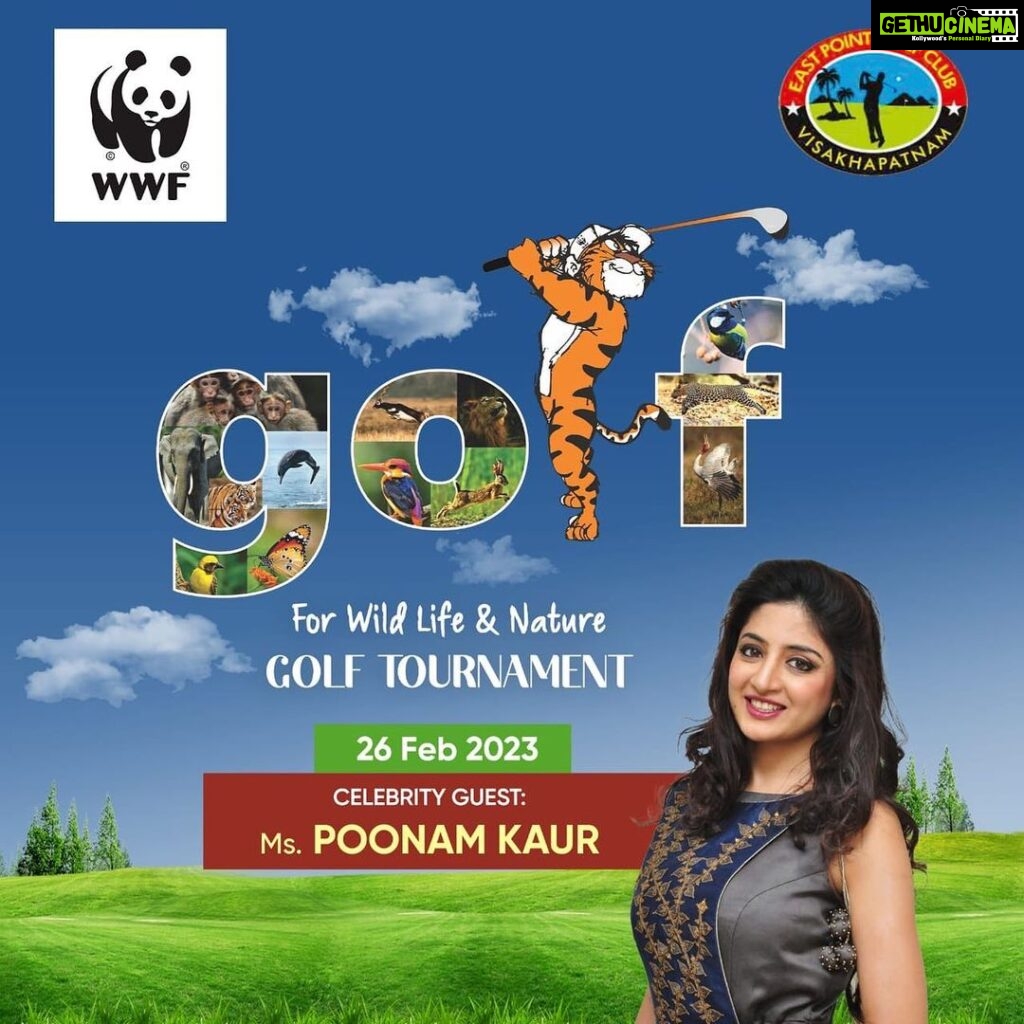 Poonam Kaur Instagram - Hello everyone! I’m excited to be a part of the WWF-EPGC Golf for Wildlife and Nature Golf Tournament to be held at Visakhapatnam on 26 Feb. The fundraising will support marine turtle conservation & empower forest area tribal school children to protect their natural heritage. It's a noble initiative and opportunity for us to give back to mother nature and support the future of the forests and the tribal children. See you all soon... #wwfindia #fundraiser #mothernature #turtleconservation #saveanimals #tribalchildren