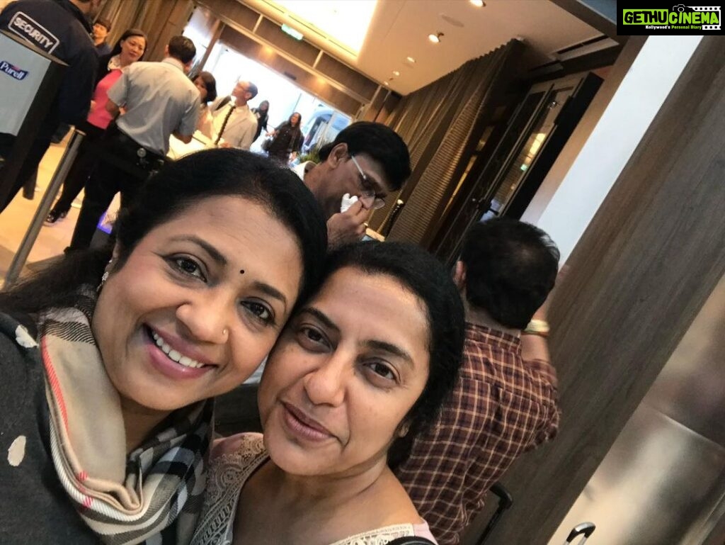 Poornima Bhagyaraj Instagram - Happy birthday to my first friend in chennai my dearest @suhasinihasan . A person always inspiring us to do our best and pushing us in the right direction. Love you love you hasini mani🤗🤗🤗💕❤😍😍😍