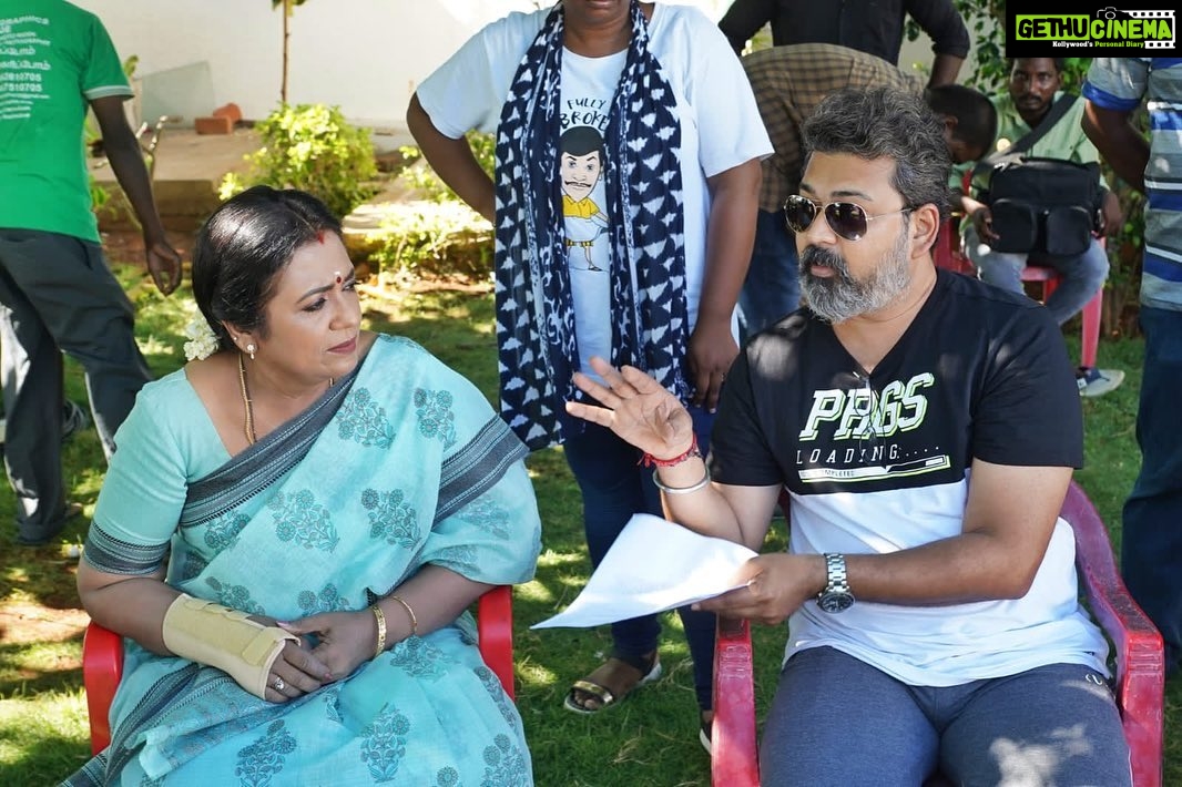 Poornima Bhagyaraj Instagram - Shooting spot during making of #The Fall @ramaswamysiddharth @yours_anjali @spbcharan @namita.krishnamurthy @disneyplushotstartamil @stills.ravi