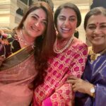 Poornima Bhagyaraj Instagram - Happy birthday to my first friend in chennai my dearest @suhasinihasan . A person always inspiring us to do our best and pushing us in the right direction. Love you love you hasini mani🤗🤗🤗💕❤️😍😍😍