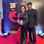 Poornima Bhagyaraj Instagram – At the 18 th WE awards for extraordinary people @sumathisrinivas.tw @radikaasarathkumar @ungalkbhagyaraj