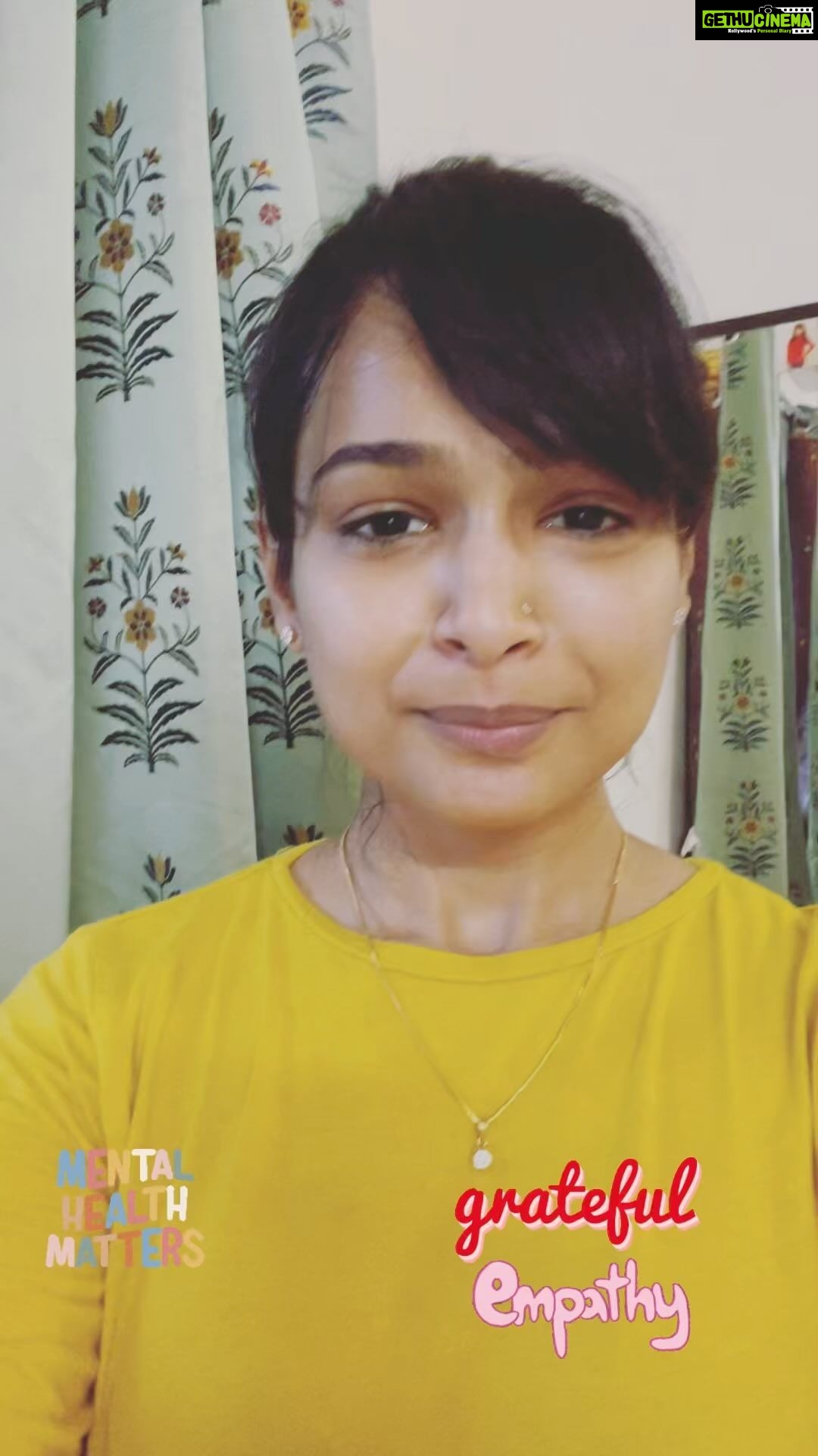 Poornitha Instagram - My heart is overwhelmed!! My purpose getting stronger. You just need that one person to hold your hand and life will seem better! #mentalhealthawareness #mentalhealthmatters #empathy #love #daughter #grateful