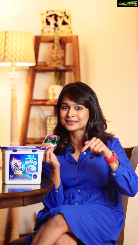 Poornitha Instagram - Easy, Simple, and Smart, that’s how I would describe the new Surf Smart Shots. Just toss in the capsule, load in your laundry, and start your washing machine for super clean clothes with lasting fragrance! With 3 superpowers, superior stain removal, superior lasting fragrance, and superior care, you don’t need anything else. Try it yourself through Ushop and use my coupon code SHOTS10 to get a 10% discount! #SurfexcelSmartshots #1shot#1wash Shop now - https://www.theushop.in/products/surf-excel-3-in-1-smart-shots-unit-dose-liquid-detergent-combo-pack-pack-of-17x2?utm_source=Social&utm_medium=Influencer&utm_campaign=Surf_Smart_Shots_Influencer_Campaign_Oct22&utm_content=Kalyani_Rohit
