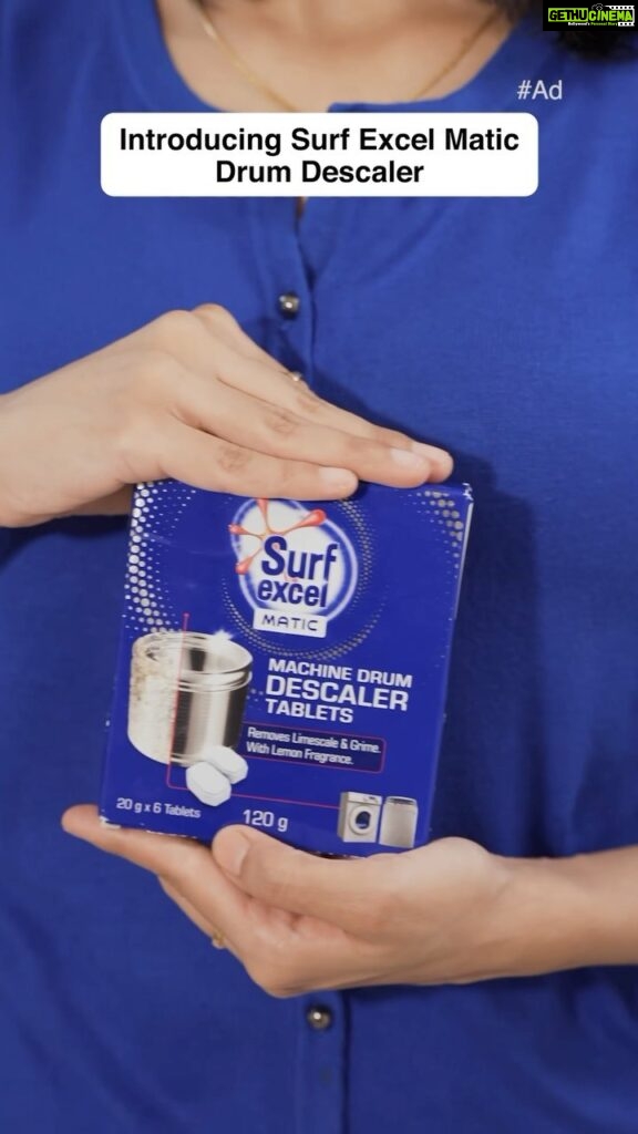 Poornitha Instagram - #Ad Introducing @surfexcelindia Matic Drum Descaler - your washing machine drum game-changer! No more DIY with Lemon, Vinegar, or Toothpaste. This revolutionary solution is perfect for cleaning Fully Automatic Washing Machine drums, and it’s compatible with both front load and top load machines. Just use 1-2 tablets monthly for fantastic results. Say goodbye to hard water grime and odors by using 2 tablets with Tub-Clean mode for a sparkling, lemony-fresh machine. But that’s not all – Surf excel Matic Drum Descaler goes beyond mere cleaning. With its Superior Nano Bloom technology, it eliminates stubborn calcium deposits and banishes harmful bacteria, ensuring your washing machine operates at its best! 🧼✨🍋🌟🚿✨ You can shop for yours at - https://www.theushop.in/products/surf-excel-matic-machine-drum-descaler-tablets-120gm?utm_source=Google&utm_medium=social&utm_campaign=7MicroDescaler #SurfexcelDescalers #WashingMachineHack #CleanWashingMachine #Limescaleremoval #LaundryDay #CleanClothes #LaundryHacks