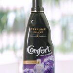 Poornitha Instagram - Since now you all know my secret for being pleasant, chirpy and always happy with Comfort Perfume Deluxe. It’s your turn to delve into the bed of French flowers and swing with the Lavender and Vanilla Velvety mood and change your vibe to everything French! Get ready to experience the elegance of Comfort perfume deluxe yourself! And, experience #TheFrenchPerfumeFragranceForYourFabric! The product is available on Amazon and Big Basket.