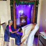 Prabhu Deva Instagram – Blessing from my grandmother 🙏🙏🙏❤️❤️❤️ HAPPY ONAM