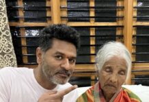 Prabhu Deva Instagram - My grandmother sleeps n tells us no I was looking down , ❤️❤️❤️🙏
