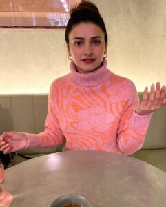 Prachi Desai Instagram - Did somebody say ‘Barbie season’ 😋💁🏻‍♀️ ☕️🌨️