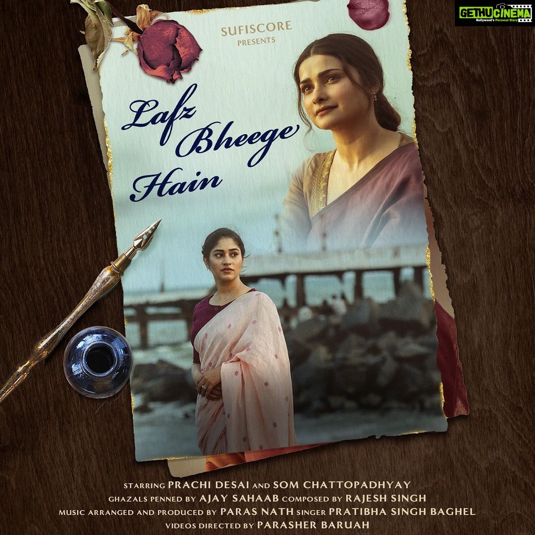Prachi Deasi Instagram - ‘Lafz Bheege Hain’ - is an album and a documentary, inspired by the iconic 20th-century love story of writers Amrita Pritam and Sahir Ludhianvi. It has been beautifully described as a voyage of words, on a ship of intense emotions🌟❤️ Get ready to witness the beauty of “Lafz Bheege Hain” through the magnificent music video, coming out in two days🎶❤️ 🗓️ August 31st, 2023 Artwork Credit @100kstudio Poetry @ajaysahaab Composed by @musicroomlive Produced by @parasnathflute Sung by @iampratibhasingh Starring @prachidesai and @Somthisside Directed by @seen_by_p @sufiscore With @its.sanjayjaipurwale_ #Leo @jitendrahansrajjavda #DharmendraJavda @santoshmulekarmusic @swarasonic_official @mominkhanofficial @sarodabhishek @jatinvaswanimusic @sarodpratik #ParaNathMusicRoom #ShubhamSharma Mixed by @darrenheelis . . . #LafzBheegeHain #Sufiscore