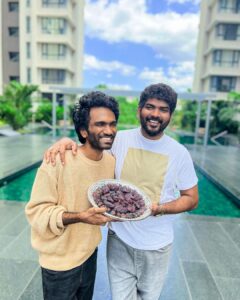 Pradeep Ranganathan Instagram - Happy Birthday @wikkiofficial brother ❤️
Wish you a superb and peaceful year ahead :)
Im learning a lot of things from you , opening up a lot of things , glad i met you this year … and many more years ahead … and your one of the sweetest ive ever met .

And 
Here are some dates as your bday gift :P