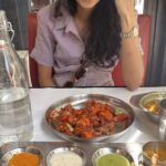 Pragathi Guruprasad Instagram - all those paris recommendations just to end up here 😌 Saravanaa Bhavan Paris