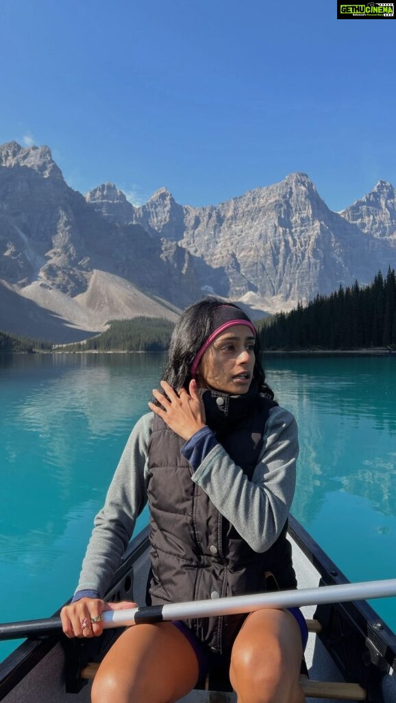 Pragathi Guruprasad Instagram - a trip for the soul 🛶 Banff National Park, Alberta Canada