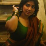 Pragya Nagra Instagram - The wait ! Featuring @pragyanagra from #nadhikalilsundariyamuna MUA @m.m_by_madonna Saree @ithal.india