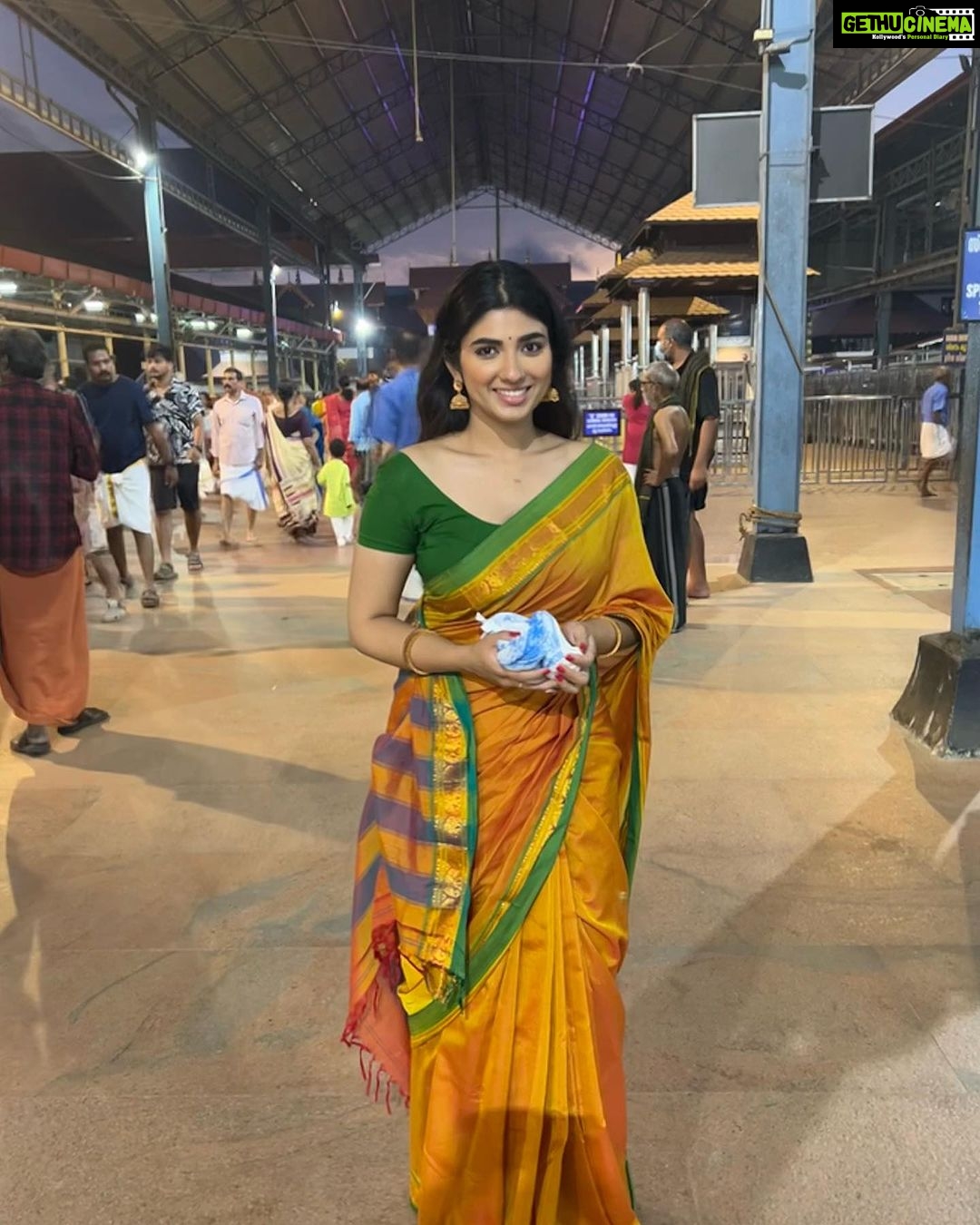 Pragya Nagra Instagram - GURUVAYOOR TEMPLE🌺🙏🏻 I prayed to Guruvayurappan when I went to audition for NADIKALIL SUNDARI YAMUNA, to get selected for the role of YAMUNA✨ And got selected…and now the movie is running successfully in the theatres❤️ Thankyou Guruvayurappan🙏🏻 Visiting on the auspicious occasion of Ganesh Chaturthi🌺 Makeup @m.m_by_madonna ❤️ Saree @ithal.india 🌺 @dhyansreenivasan @ajuvarghese @nirmal.palazhi @kalabhavan_shajohn @navas.vallikkunnu @unniraj2019 @rajeshazhikodan @aneeshgopalz @sohan_seenulal @aami_thasnim @vijesh_panathur @unnivellora @faisal_ali_dop @arunmuraleedharan_musical @sankarsharmaofficial @harinarayanan.b.k @manumanjith_s @sajeevchandiroor @sujithmattannur @jayanpoonkulam @prijin_jessy @anildev.k.nadesan @rathin_radhakrishnan @artmaniac_the_punkbro @muralikunnumpurath @vkumar0629 marty.martin_ @ajith_george_ag #NadikalilSundariYamuna #DhyanSreenivasan #AjuVarghese #watermanmurali #waterman #cinematicafilms #vijeshpanathur #unnivellora #vilaskumar #simimurali #Malayalamdramamovie #Malayalamnewmovie #malayalamcinema #malayalamcinema2023 #malayalammovie2023 #dhyannewmovie #sudheesh #bhanumathipayyannur #muralikunnumpurath #AjayMangad #aneeshgopal #nirmalpalazhi #navasvallikkunnu #ganeshchaturthi #guruvayurappan #guruvayoor #guruvayoorappan #guruvayoortemple Guruvayoor Sri Krishna Temple